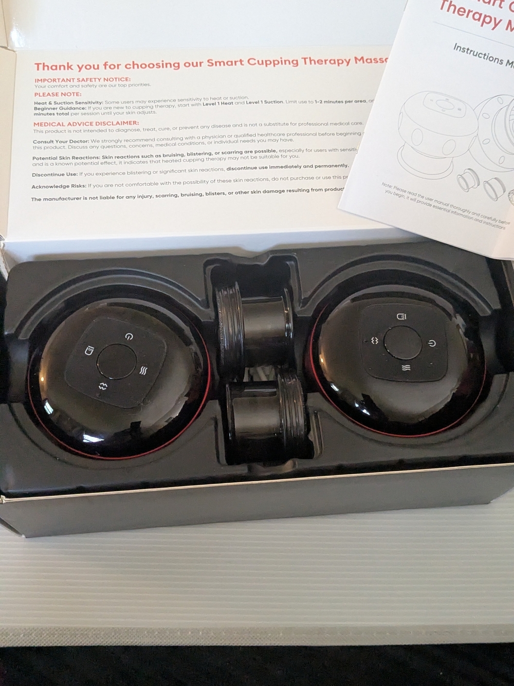 Smart Cupping Therapy Massager - Black